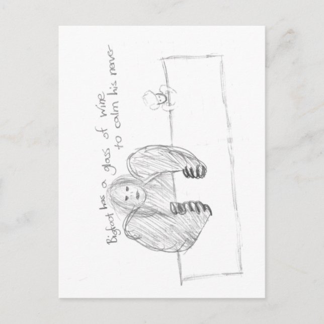 Bigfoot Vykort (Framsida)