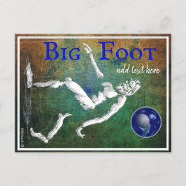Bigfoot-vykort Helg Vykort