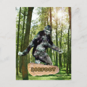 Bigfoot-vykort Vykort