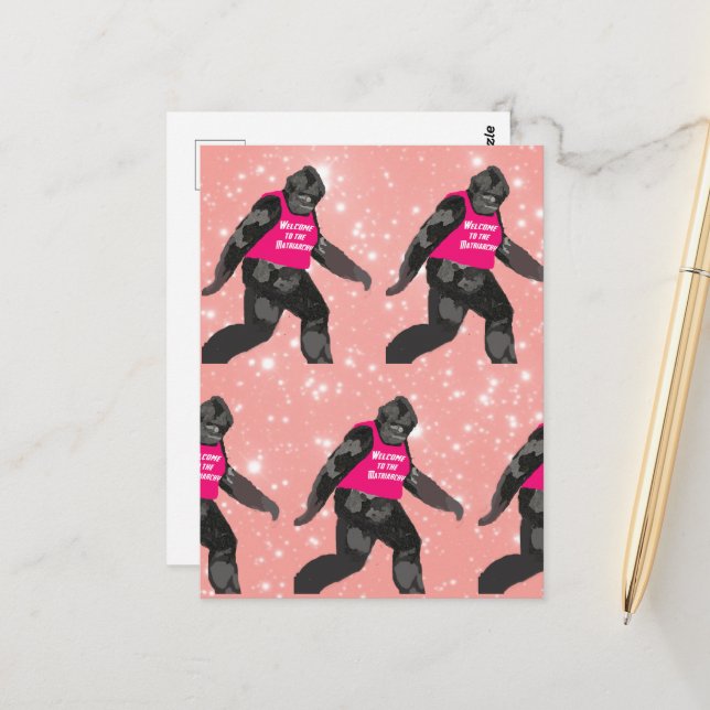 Bigfoot-vykort Vykort (Fram/Back In Situ)