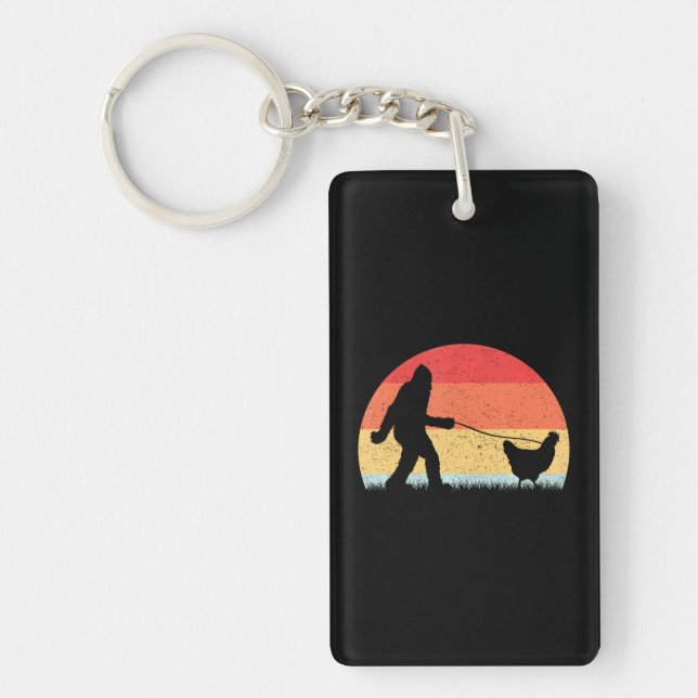 Bigfoot Walking Chicken Sasquatch Funny (Framsidan)