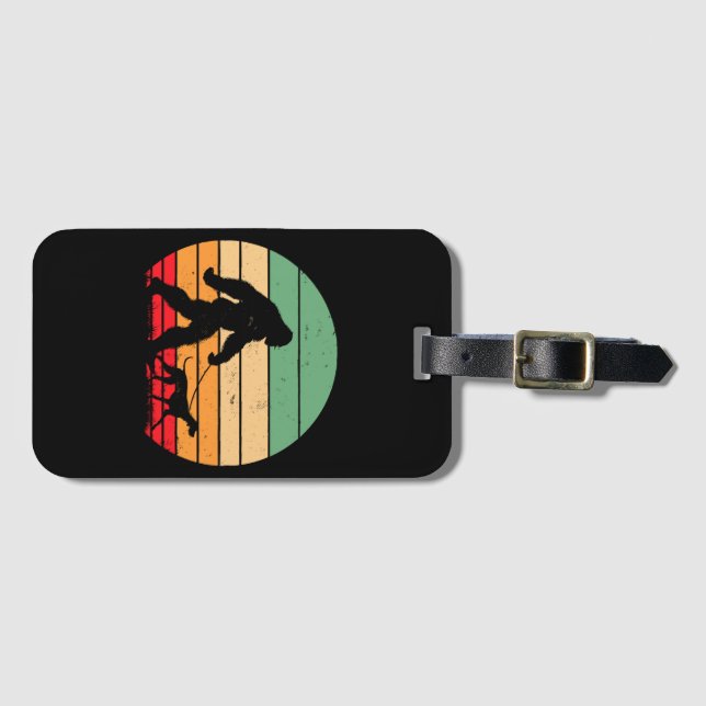 Bigfoot Walking German Shorthar Pointer Hund Vin Bagagebricka (Framsida horisontal)