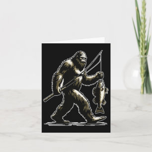 Bigfoot Walleye Hunting Angler Sasquatch Walleye F Kort