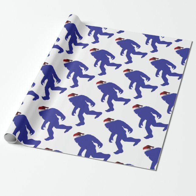 Bigfoot Wat a Jultomten Hat Presentpapper (Utrullad)