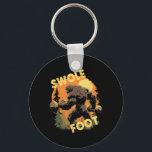 Bigfoot Weightlift Swole Foot Exercise Gym Funny S Nyckelring<br><div class="desc">Bigfoot Weightlift Swole Foot Exercise Gym Funny Sasquatch</div>