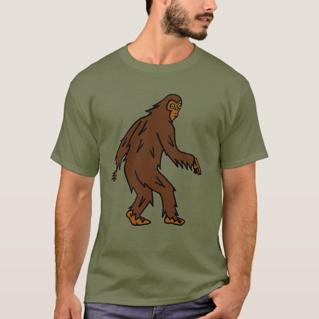 bigfoot whaaaa? t-shirt (Framsida)