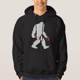 Bigfoot Wildland Firefighter Woodland Sasquatch Fi Hoodie
