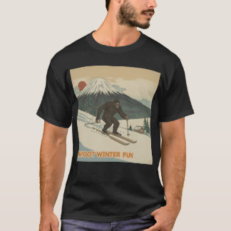 Bigfoot Winter Fun Tシャツ T Shirt