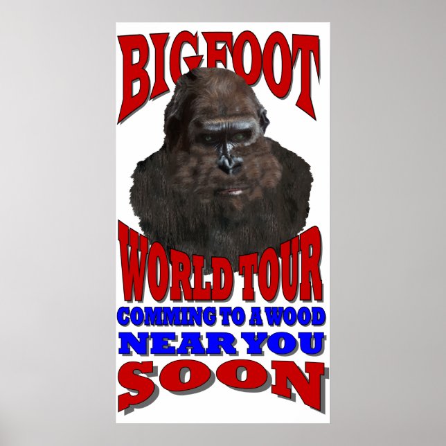 Bigfoot World Tour Poster (Framsidan)