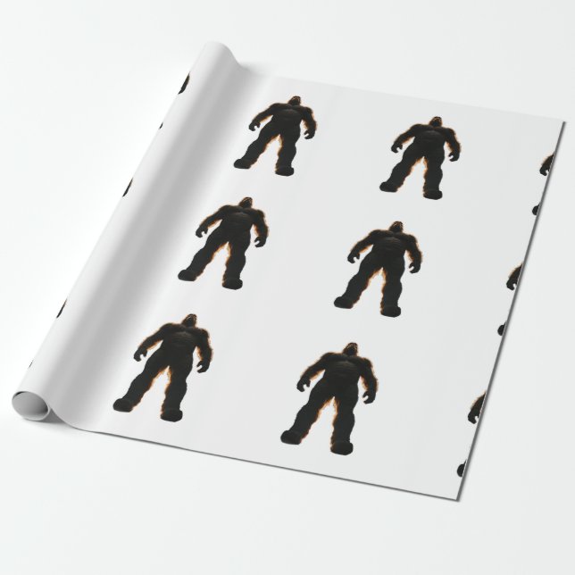 Bigfoot Wrapping Papper Presentpapper (Utrullad)