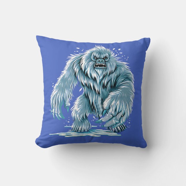 Bigfoot & Yeti Humor Collection for Beast Älskare Kudde (Framsida)