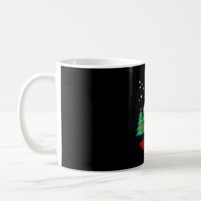Bigfoot Yeti Sasquatch jul - julljul Kaffemugg (Vänster)