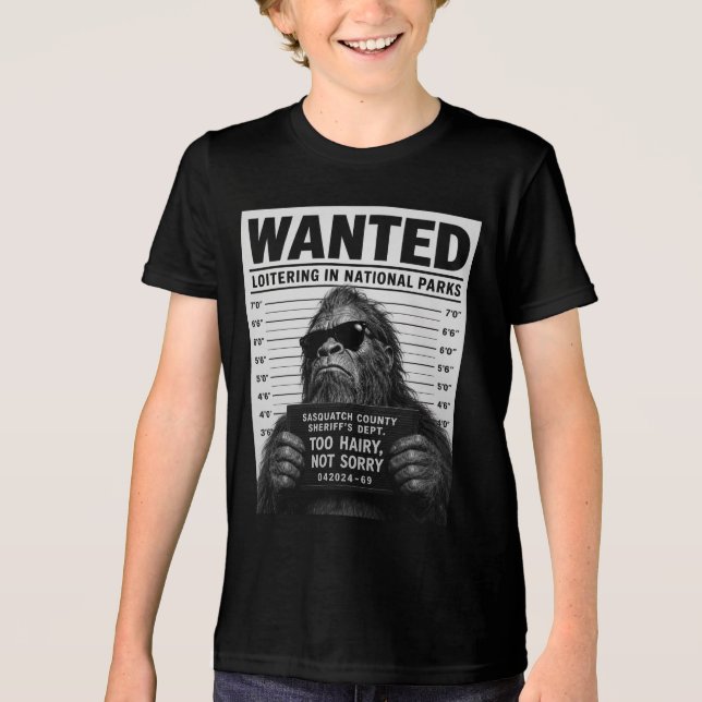 Bigfootmugshot T Shirt (Framsida)
