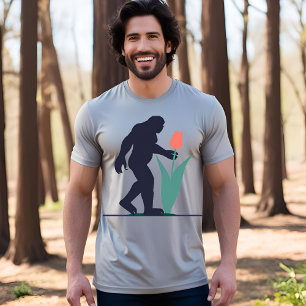 Bigfoot's Bloom: Fantasy T Shirt