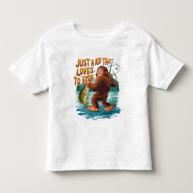 Bigfoots fångst av dagen t shirt (Framsida)