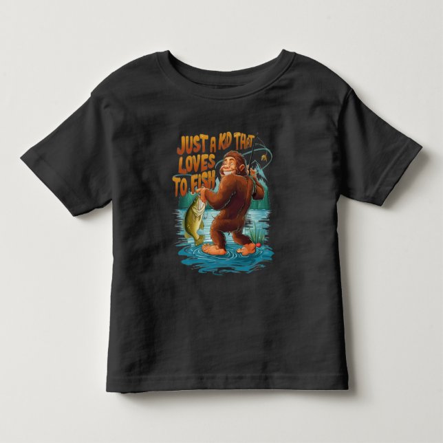 Bigfoots fångst av dagen t shirt (Framsida)