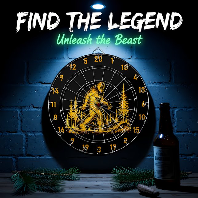 Bigfoot's Favorite Game: Dart and Seek Darttavla (Skapare uppladdad)