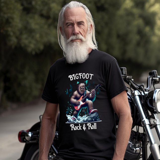 Bigfoots Midnight Sten sert T Shirt (Skapare uppladdad)