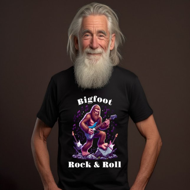 Bigfoots Sten & Roll T Shirt (Skapare uppladdad)