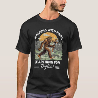 Bigfot för kristen Sasquatch Jesus Believer Wit T Shirt