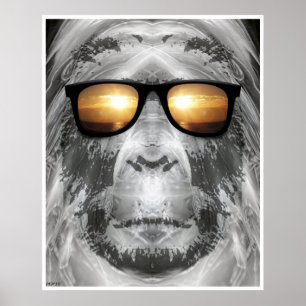 Bigfot i skuggor poster