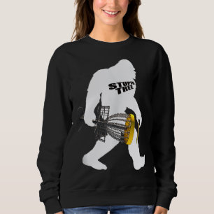 Bigfot med uppspelningsbar golf med Stupid Träd-ci T Shirt