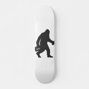 Bigfot öl silhuden mini skateboard bräda 18,5 cm