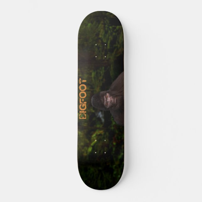 BIGFOT SASQUATCH I SKOGEN MINI SKATEBOARD BRÄDA 18,5 CM (Framsida)