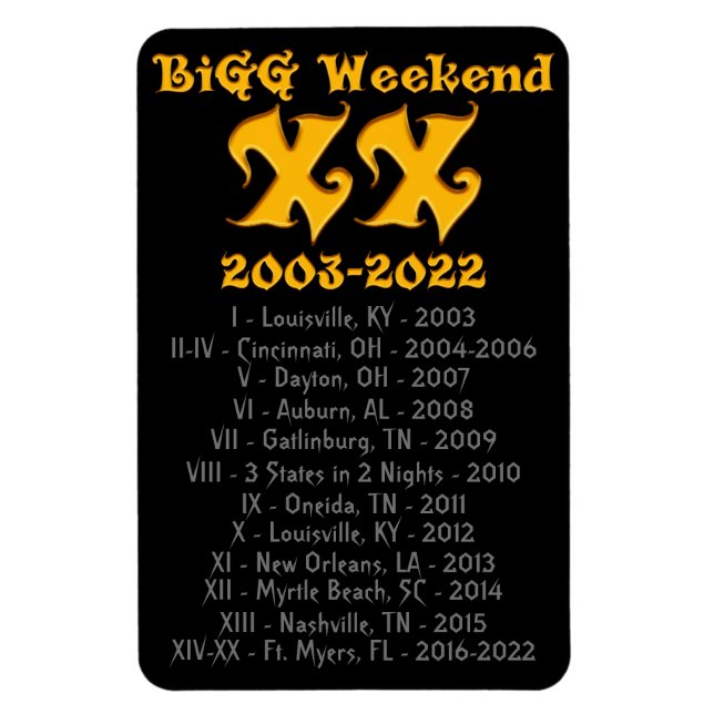 BiGG Helg XX-historikmagnet Magnet (Vertikal)