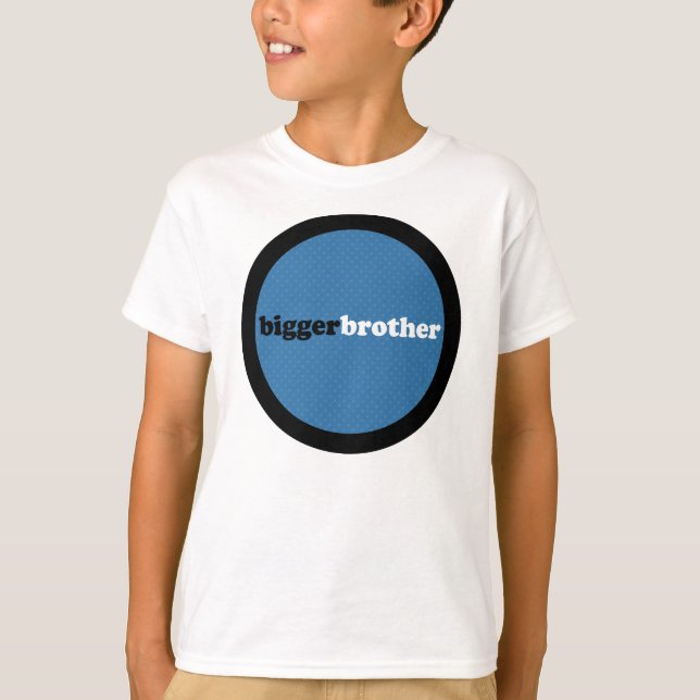 Bigger Brother Blue Circle Tröja (Framsida)