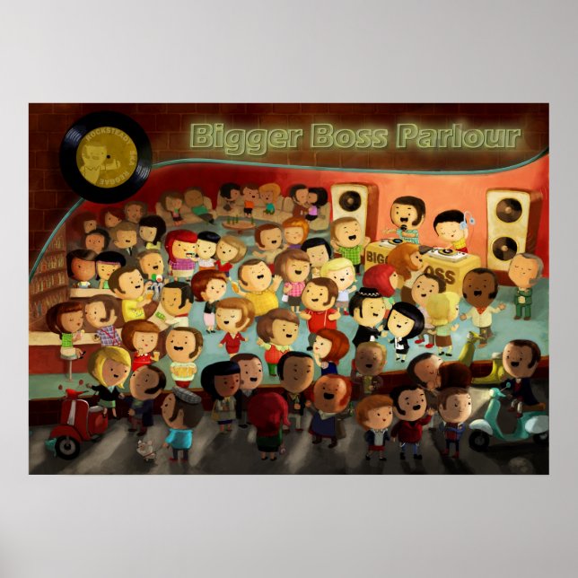 Bigger Chef Reggae Party Poster (Framsidan)