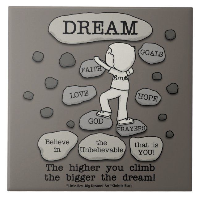 Bigger Dream Kakelplatta (Framsidan)