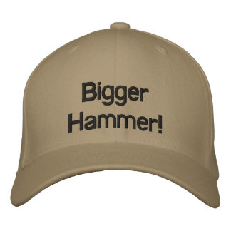 Bigger Hammer Hat Broderad Keps