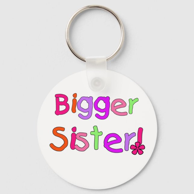 Bigger Sister Tshirts och Gifts Nyckelring (Framsida)
