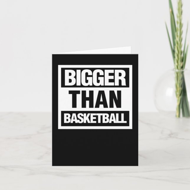 Bigger Than Basketball 6 Kort (Framsida)