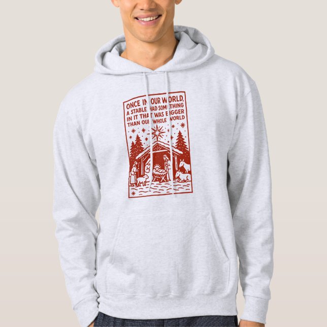 Bigger than our whole world 1 hoodie (Framsida)