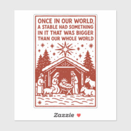 Bigger than our whole world 1 klistermärken