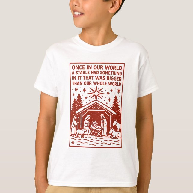 Bigger than our whole world 1 t shirt (Framsida)