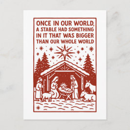 Bigger than our whole world 1 vykort