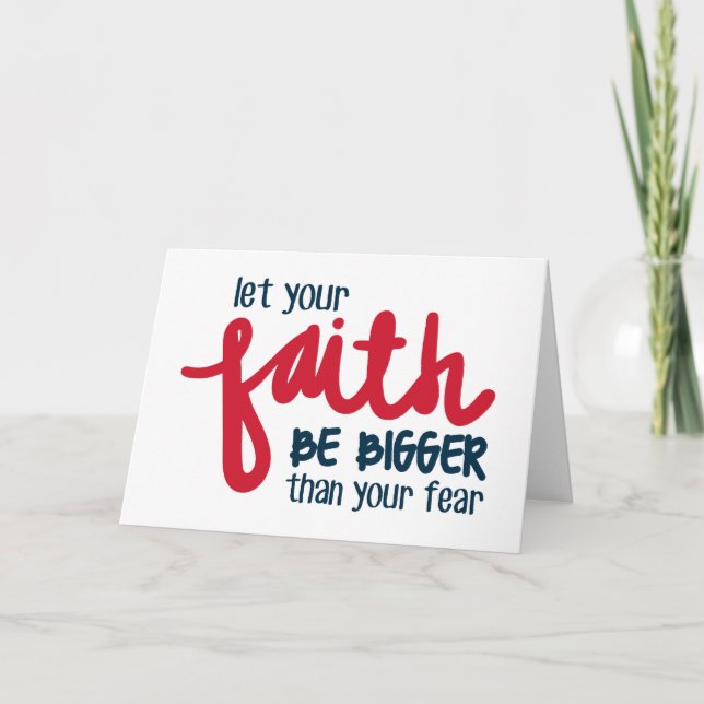 Bigger than your fear kort (Framsida)