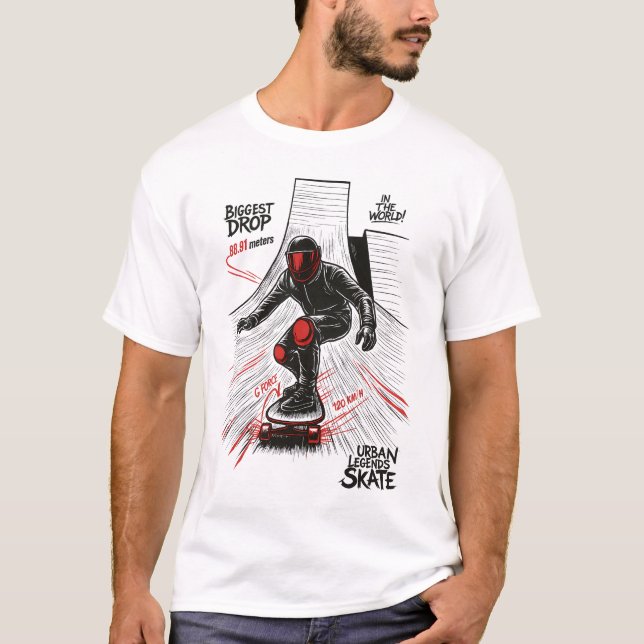 BIGGEST DROP SKATE T SHIRT (Framsida)