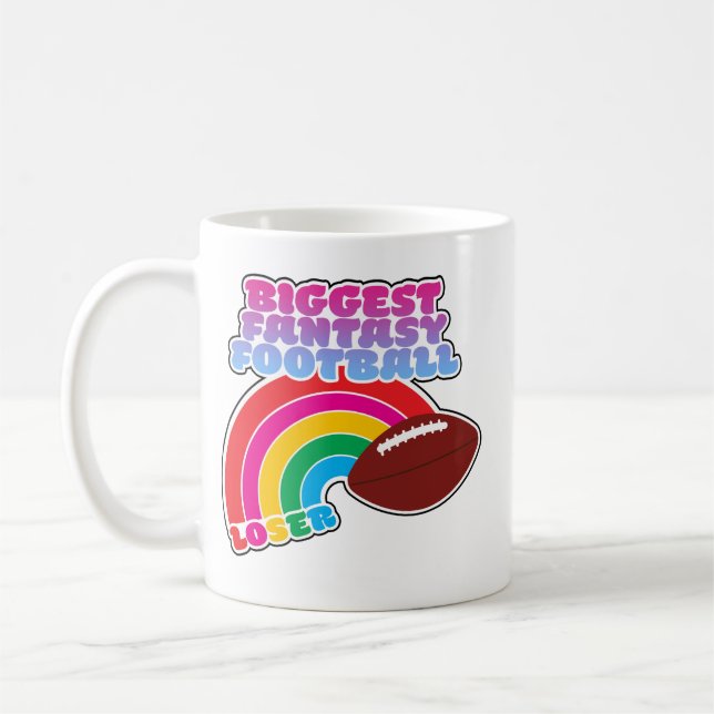 Biggest Fantasy Football Loser puntion Kaffemugg (Vänster)
