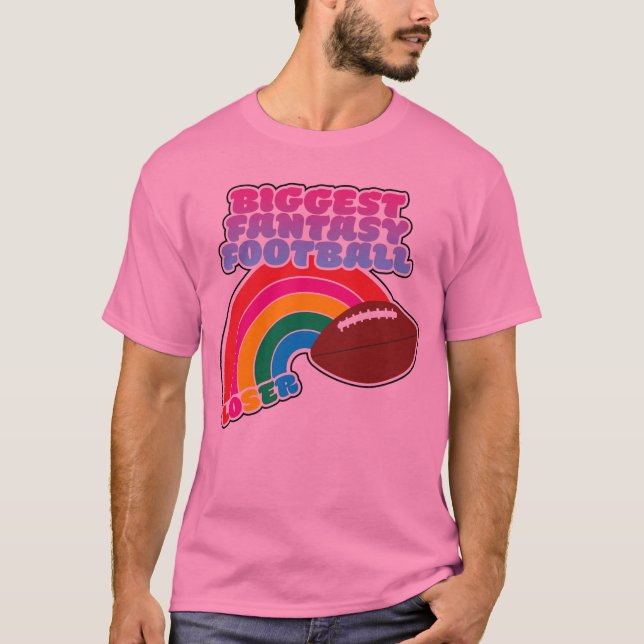 Biggest Fantasy Football Loser puntion T Shirt (Framsida)