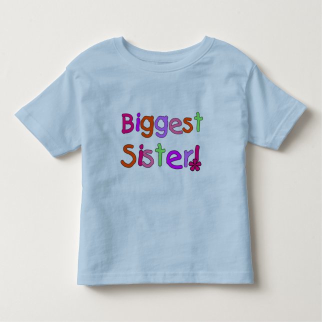 Biggest Sister T-shirts och presenter (Framsida)