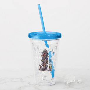 Biggest Sore Loser blue acrylic tumör Take Away Mugg