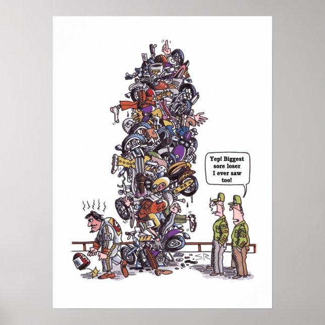 Biggest Sore Loser-glans poster (Framsidan)