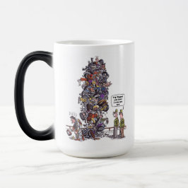 Biggest Sore Loser morphing-kaffe mugg