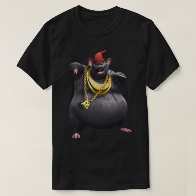 Biggie Cheese Meme Mouse T Shirt (Design framsida)