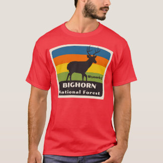 Bighorn National Forest Wyoming Roaming Hjort T Shirt