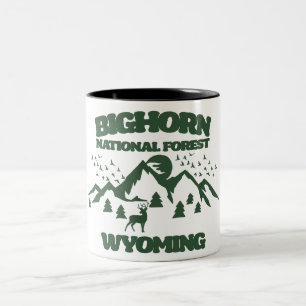 Bighorn National Forest Wyoming Två-Tonad Mugg